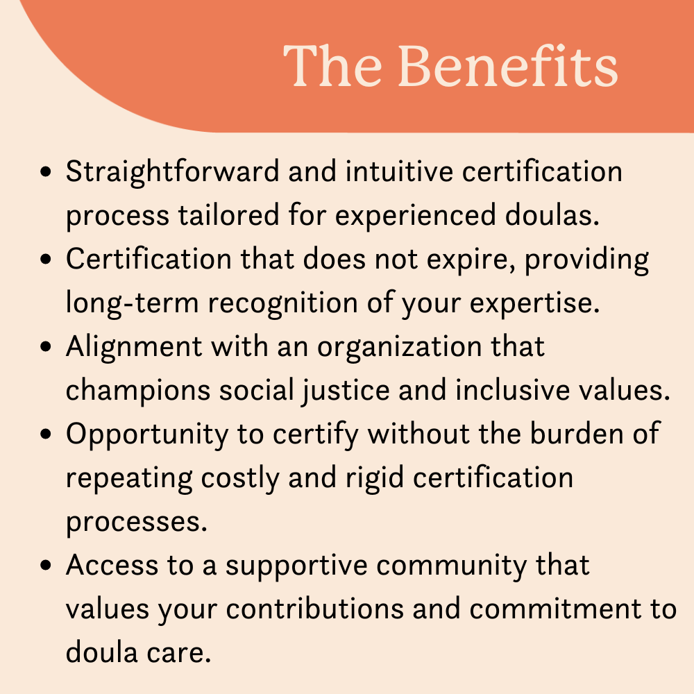 Doula Cross Certification Pathway