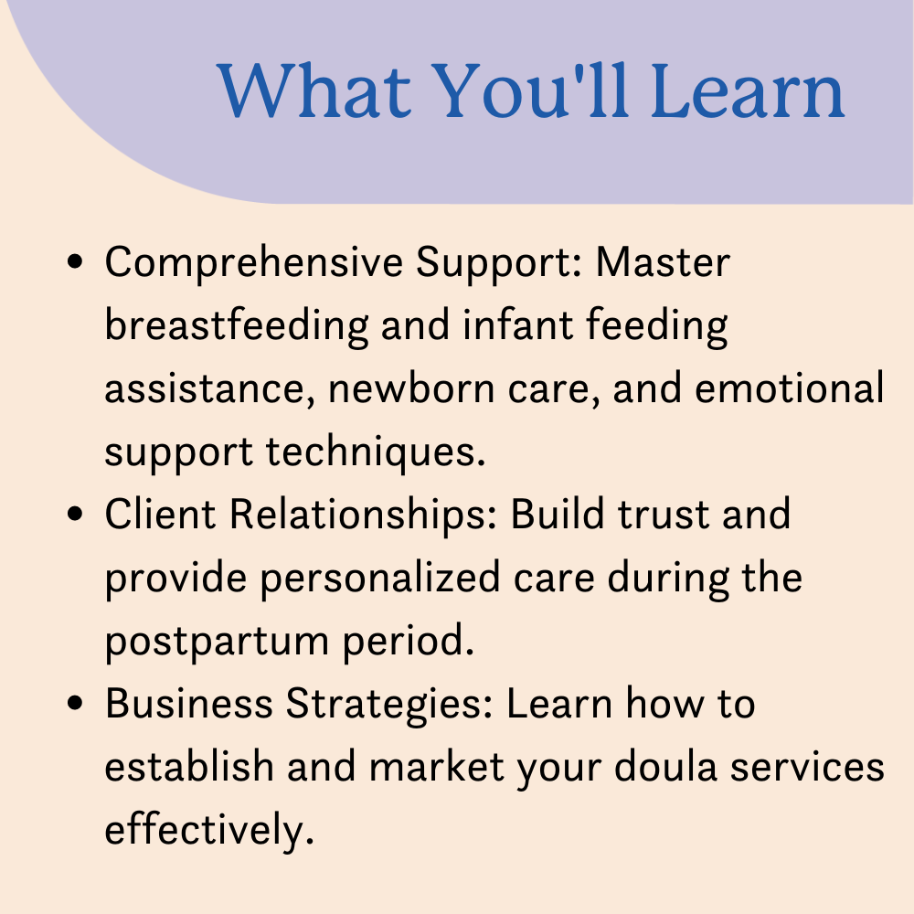 Online Postpartum Doula Training