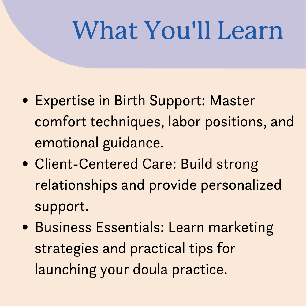 Online Birth Doula Training